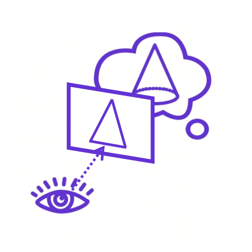 Mental Reconstruction — Constructing complete 3D structure from limited viewpoints.